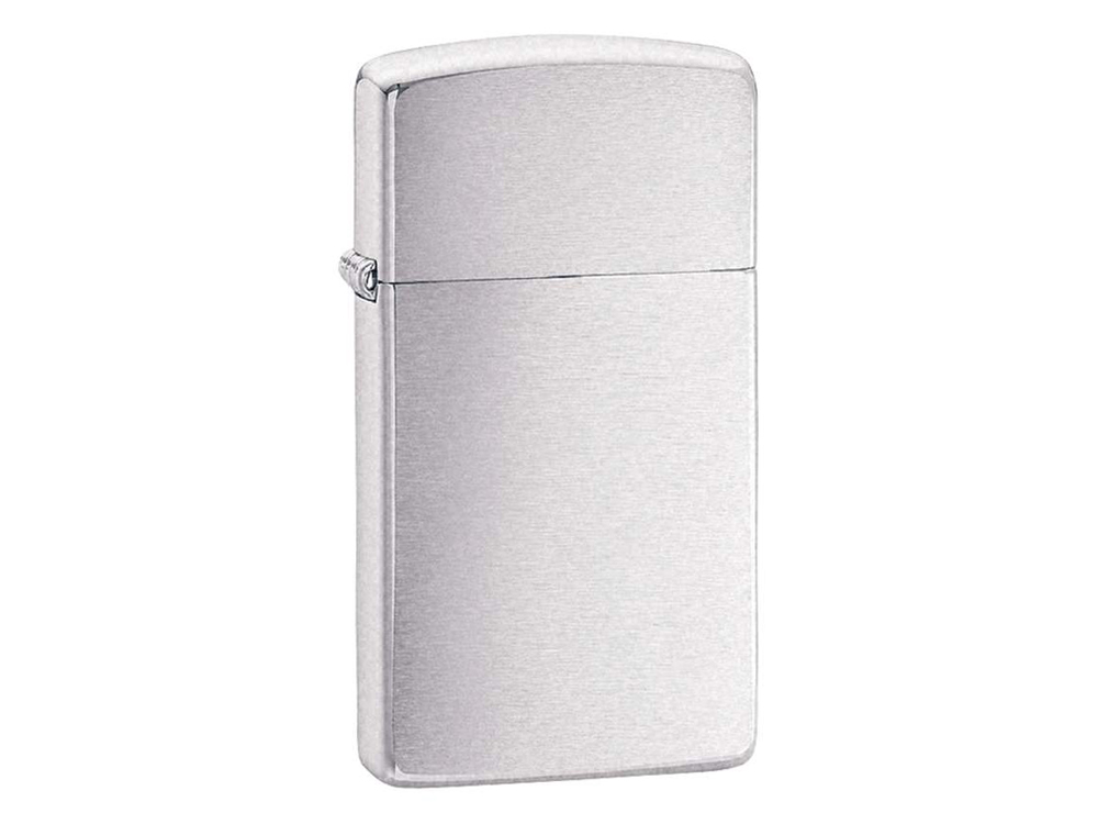 Zippo Brushed Chrome Slimproduct zoom image #1