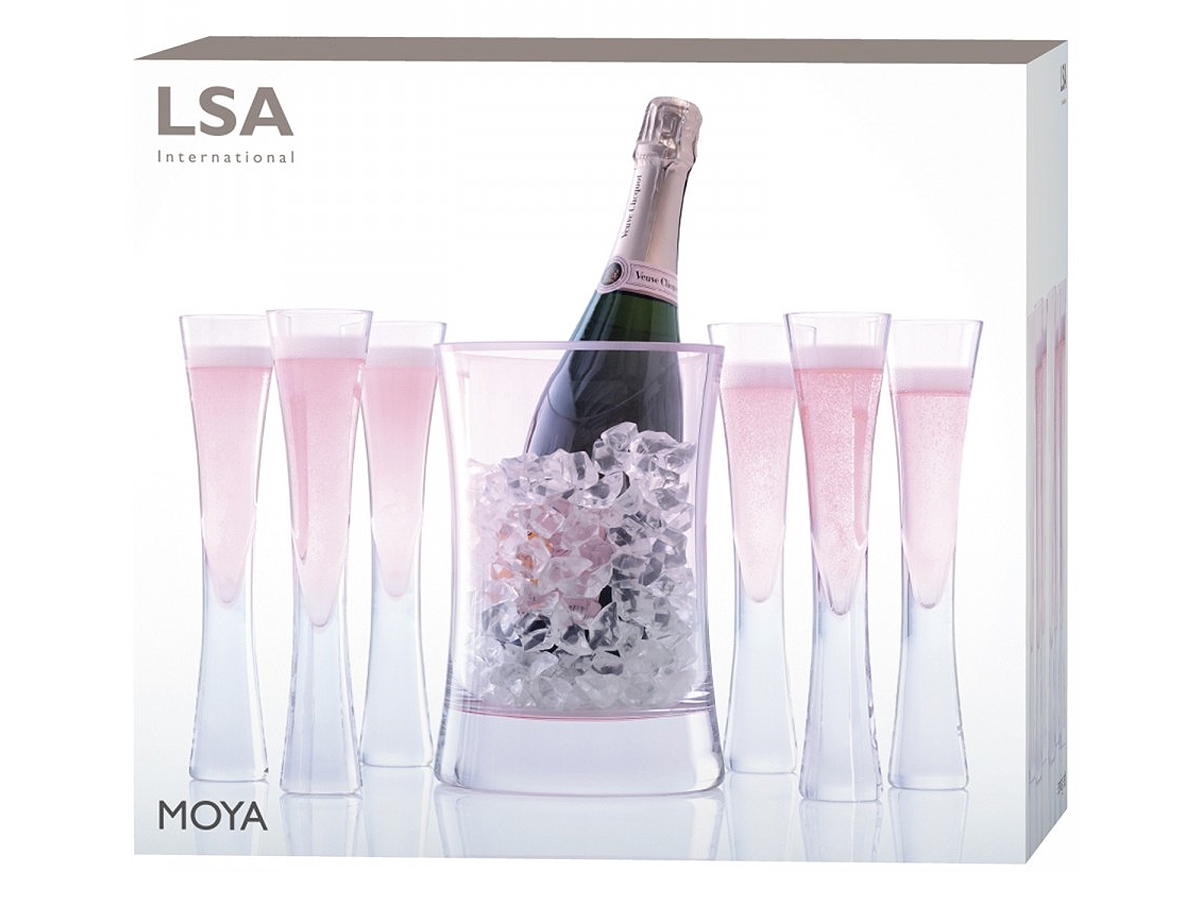 Samppanjalasit & Viininjäähdytin LSA Moya Blushproduct zoom image #4