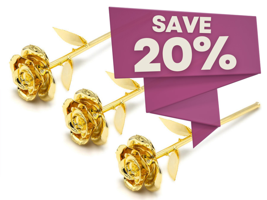 3 Deal - 24K Kultaruusu Aphroditeproduct image #1