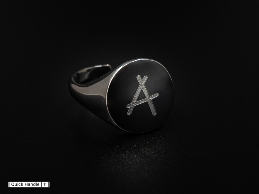 Anatolio Sinettisormus Miesten Säädettävä 925 Sterling Hopea BRHproduct image #2