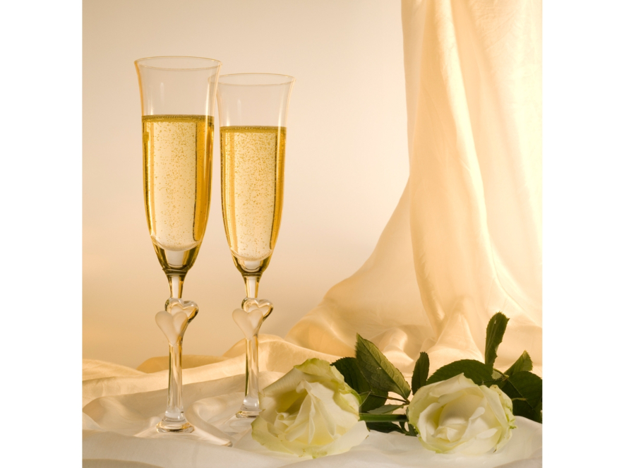 Samppanjalasit Sydän L Amour Sweetheart 2 kplproduct image #3