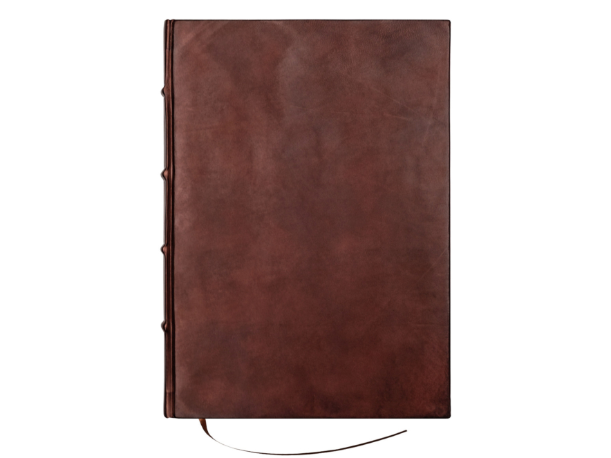 Vieraskirja Cicero Antiikki Nahka Ruskea 260 x 360 mmproduct image #1