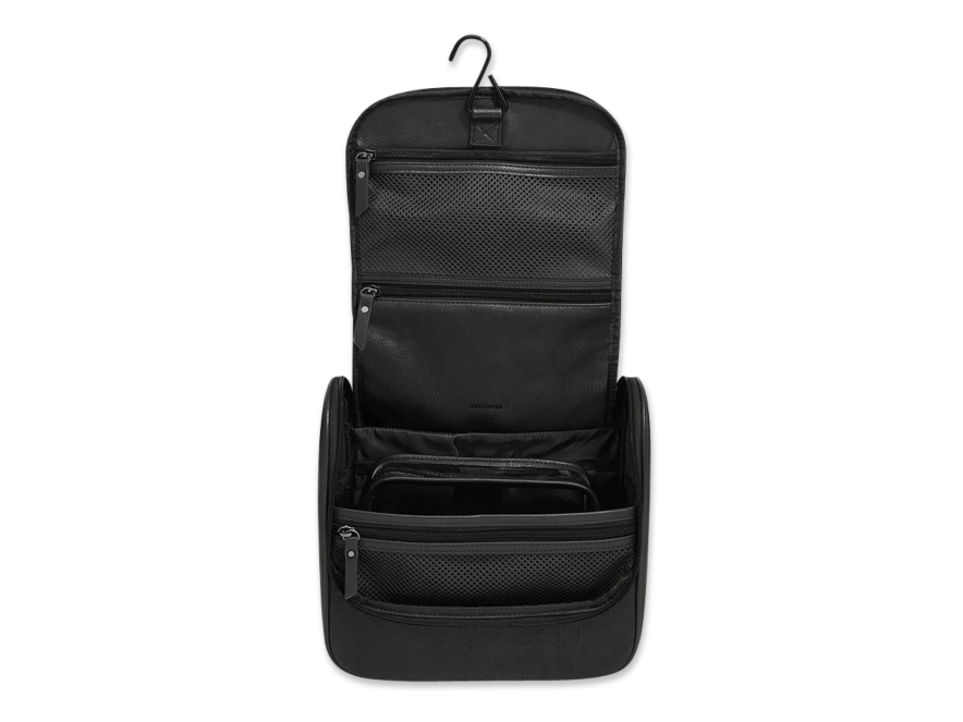 Toilettilaukku Koukulla Miesten Stackers Traveller Mustaproduct image #1