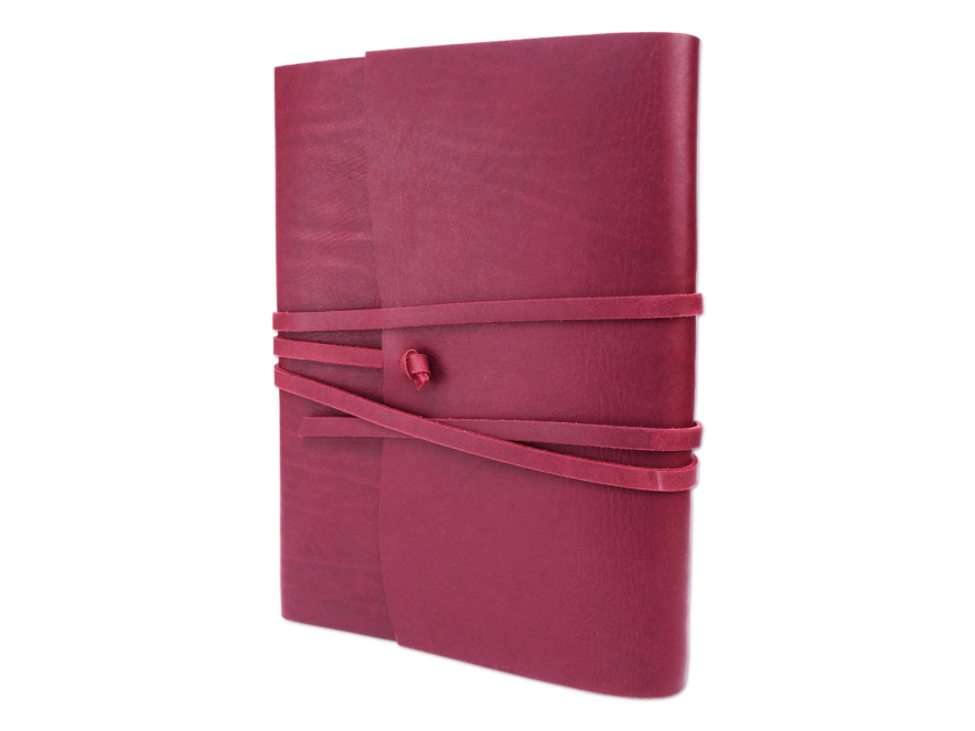 Päiväkirja Amantius Nahka Violetti Fucsia 180 x 250 mmproduct image #1