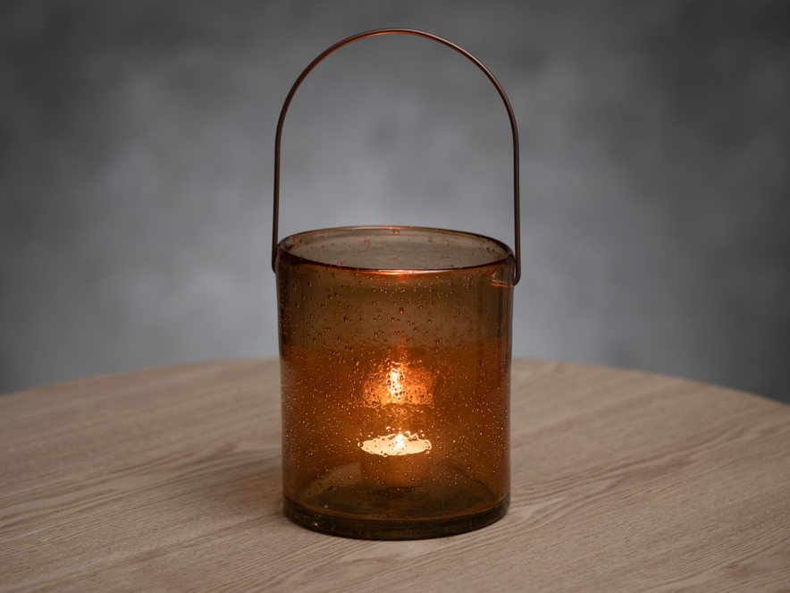 Kynttilälyhty Keltainen Fanni K Bubble Amber 14 cmproduct image #3