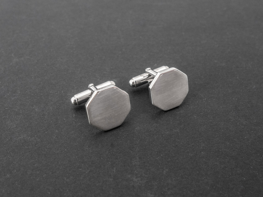 Kalvosinnapit Milano Silver Octagonproduct image #2