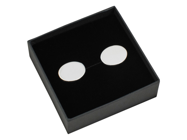 Kalvosinnapit Milano Silver Ovalproduct image #1