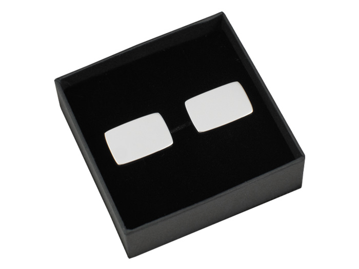 Kalvosinnapit Milano Silver Rectangleproduct image #1