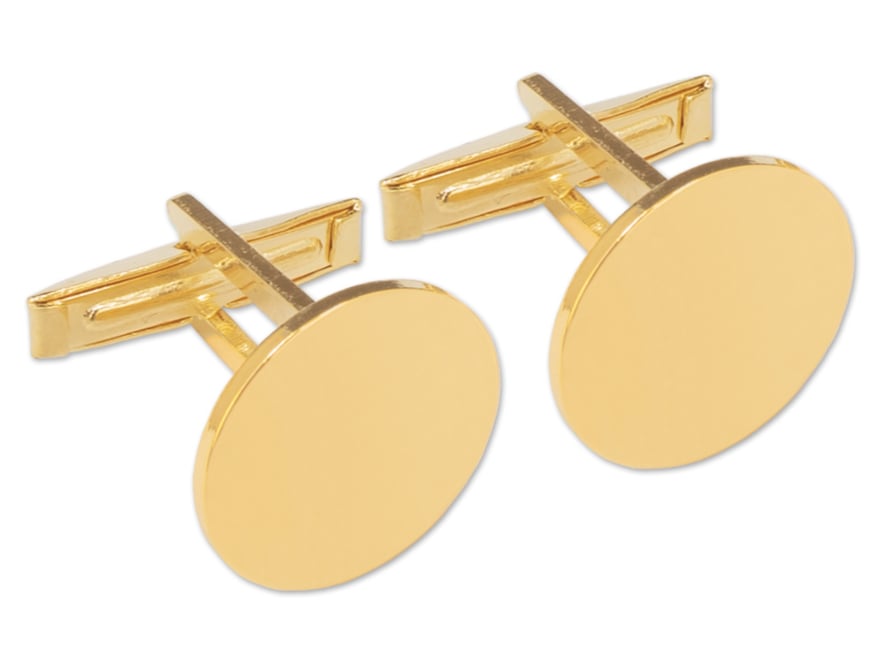 Lorenzo Kalvosinnapit Pyöreät Kullattut 925 Sterling Hopeaproduct image #1