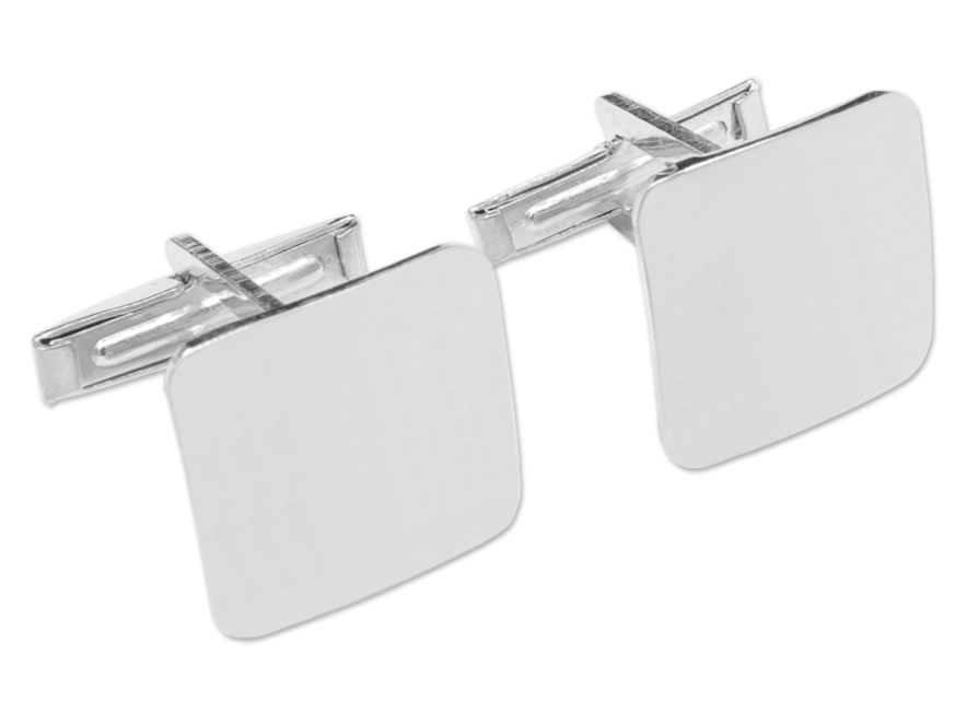 Vincenzo Kalvosinnapit Neliö 925 Sterling Hopea WRHproduct image #1
