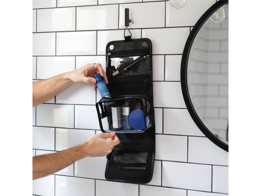 Toilettilaukku Miehet Koukulla Stackers Musta Sproduct image #3