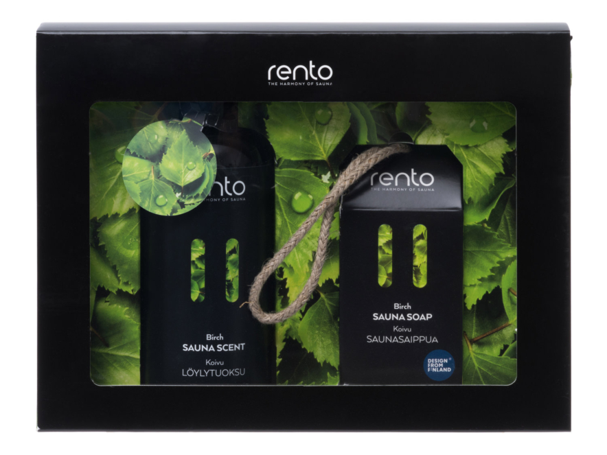 Lahjasetti Rento Sauna Saippua & Tuoksu Koivuproduct image #1