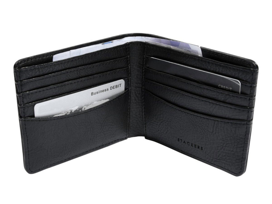 Lompakko Miesten Vegaani Stackers Mustaproduct image #2