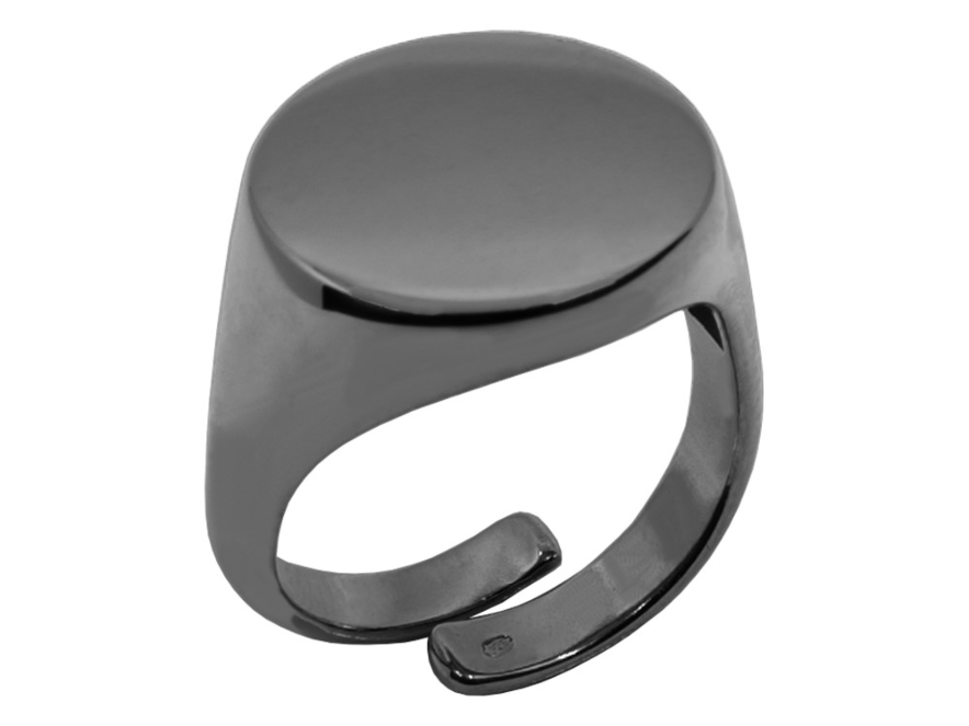 Anatolio Sinettisormus Miesten Säädettävä 925 Sterling Hopea BRHproduct image #1
