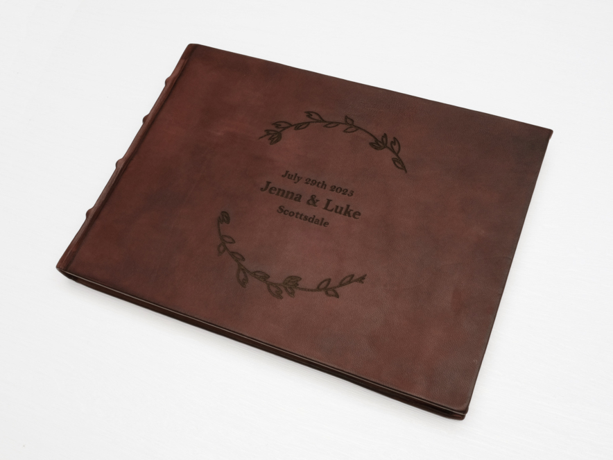 Vieraskirja Cicero Vintage Nahka Ruskea 300 x 210 mmproduct image #5