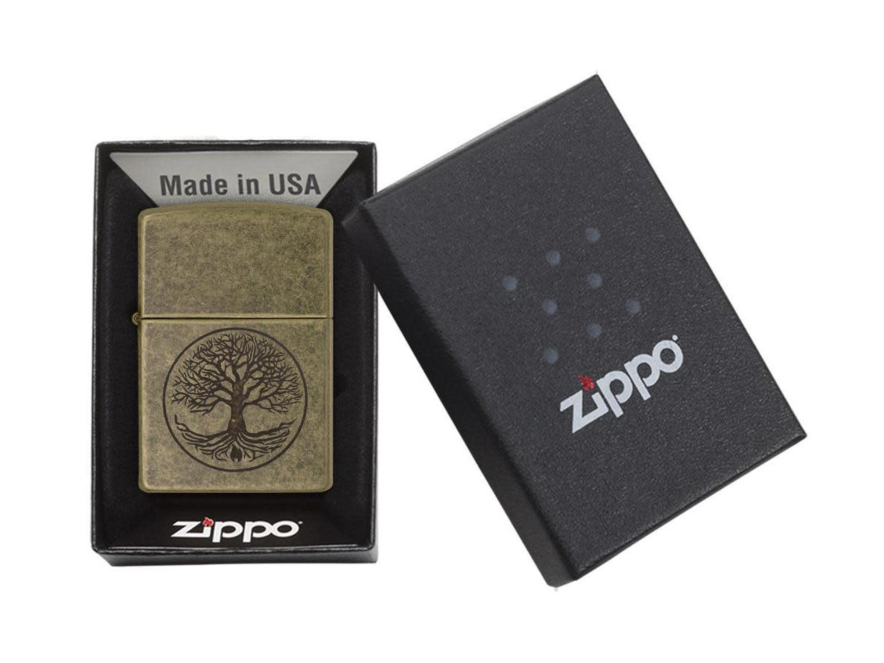 Zippo Antique Brass Tree of Lifeproduct image #3