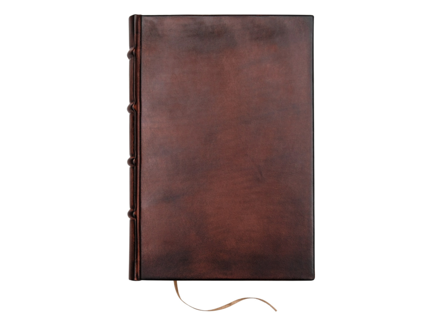 Vieraskirja Cicero Antiikki Nahka Ruskea 180 x 260 mmproduct image #1