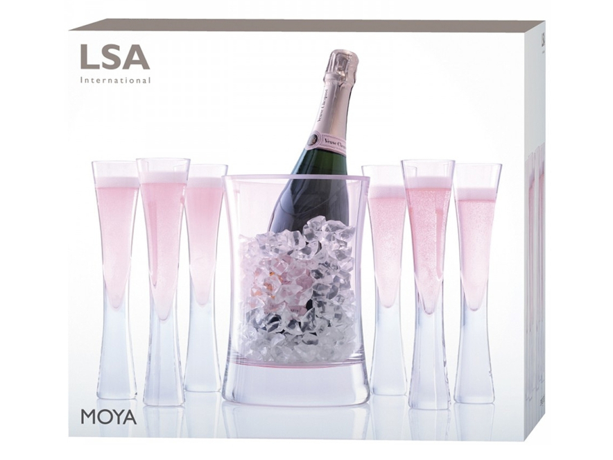 Samppanjalasit & Viininjäähdytin LSA Moya Blushproduct image #4