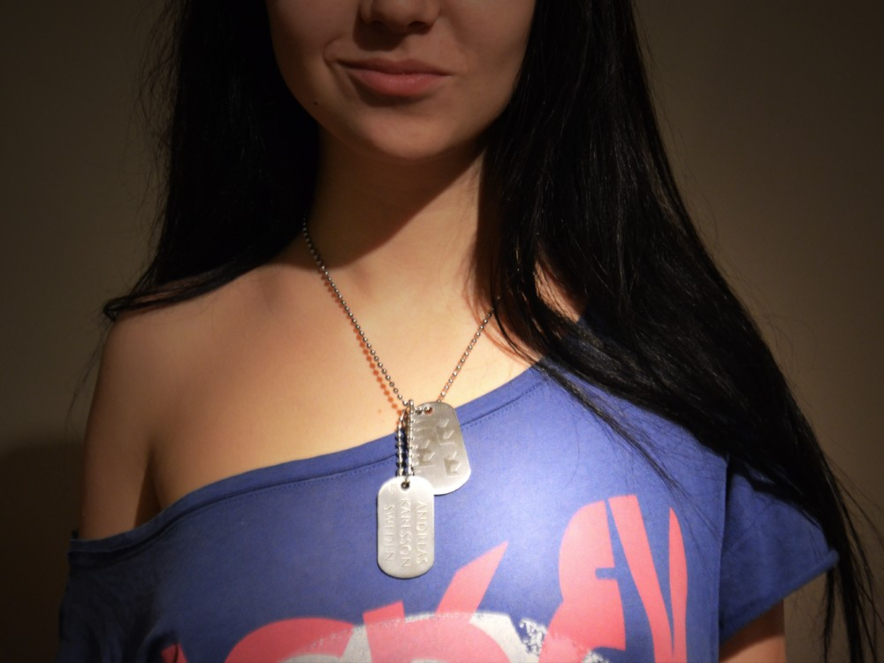 Dog Tag Private Brushed Steelproduct image #3