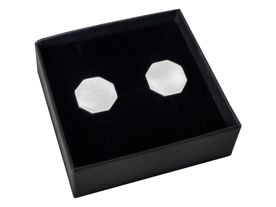 Kalvosinnapit Milano Silver Octagonproduct image #1
