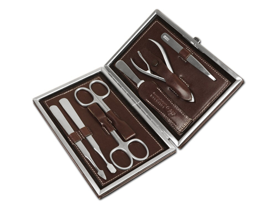 Manikyyri-setti Erbe Solingen Inox Leather Brownproduct image #1