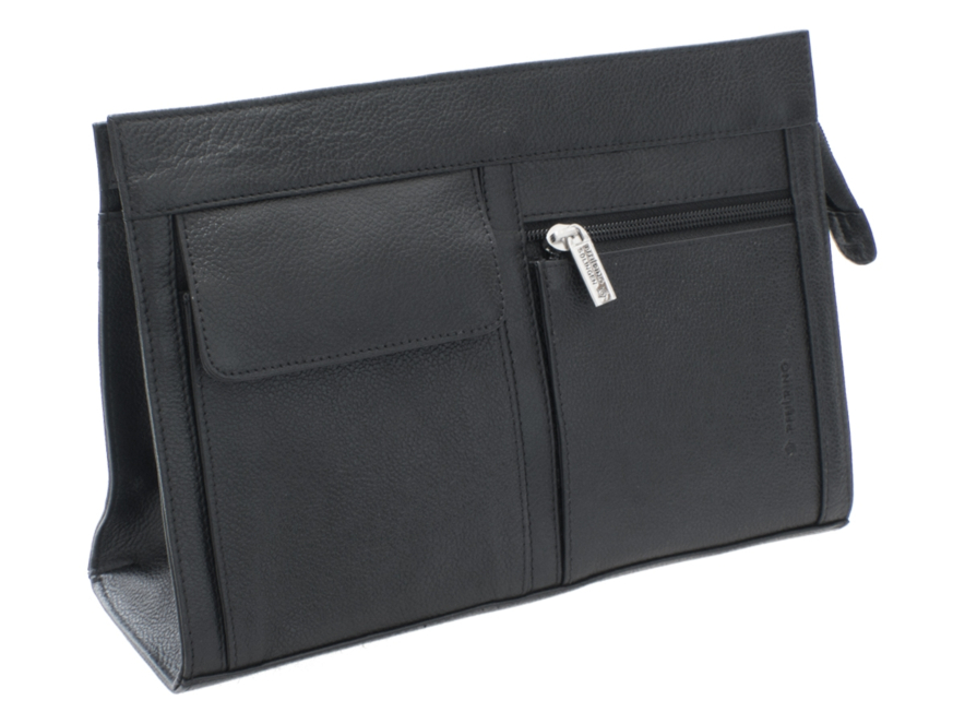Toilettilaukku Pfeilring Single Black Leatherproduct image #1