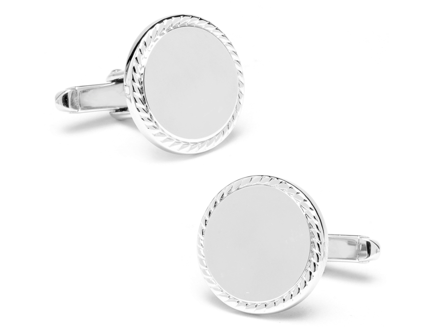 Kalvosinnapit Ox & Bull Silver Roundproduct image #1