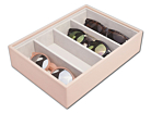 Ylimääräinen Osa Korulaatikko Stackers Classic Pinkki Deep 4 Sectionproduct thumbnail #1
