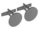 Anatolio Kalvosinnapit Pyöreät 925 Sterling Hopea BRHproduct thumbnail #1