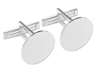 Vincenzo Kalvosinnapit Pyöreät 925 Sterling Hopea WRHproduct thumbnail #1