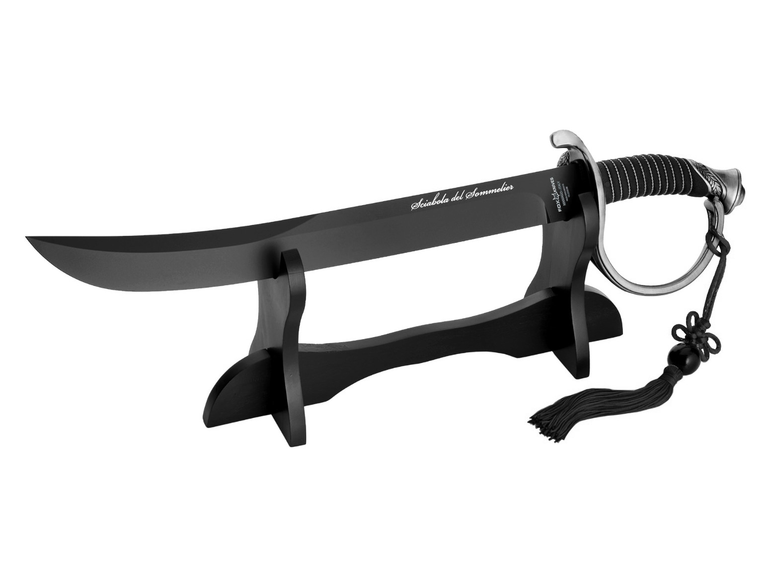 Samppanjasapeli Fox Sciabola del Sommelier Gun Metal Blackproduct zoom image #2