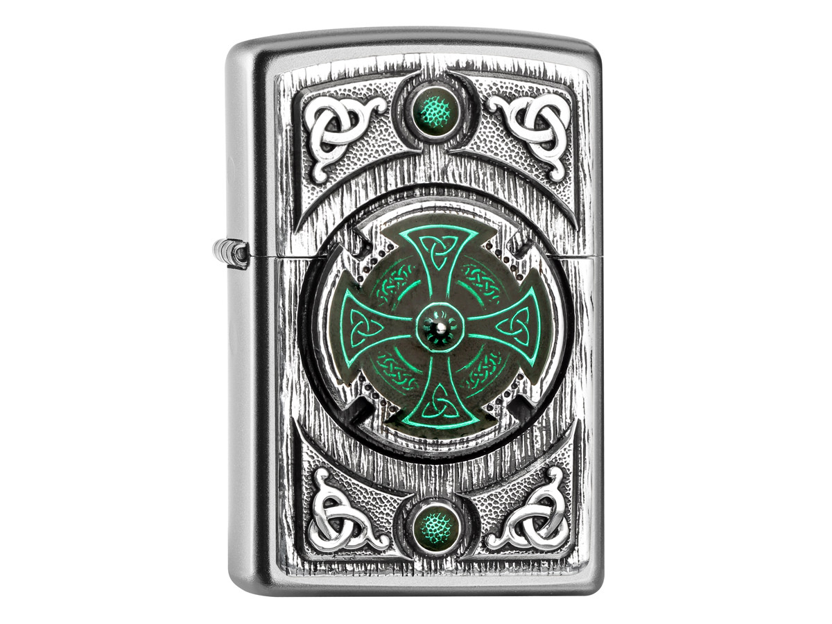 Zippo Celtic Green Crossproduct zoom image #1